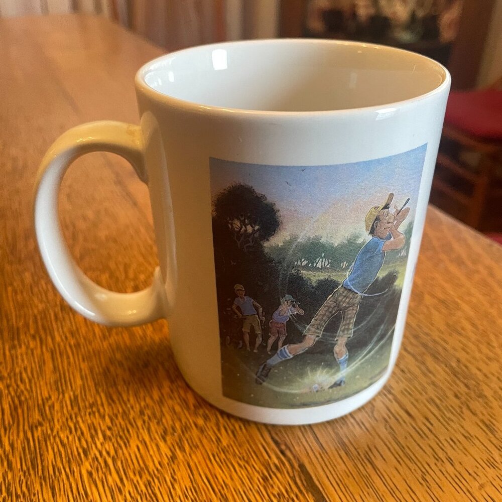 Old Golfers Never Die, Their Drivers Just Get Floppy Humorous Coffee Cup Mug